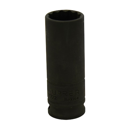 Urrea 3/8" drive, 12-point deep impact socket 11/16" 7722